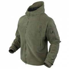 CONDOR - Sierra hooded fleece jacket OD