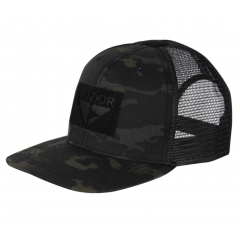 CONDOR - Flat Bill Trucker Hat with MultiCam Black