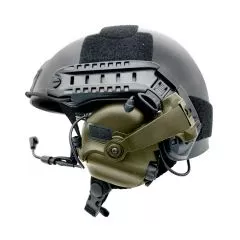 EARMOR M32X Tactical Headset with Microphone | ARC Helmet Adapters FG-M32X-FG-EU